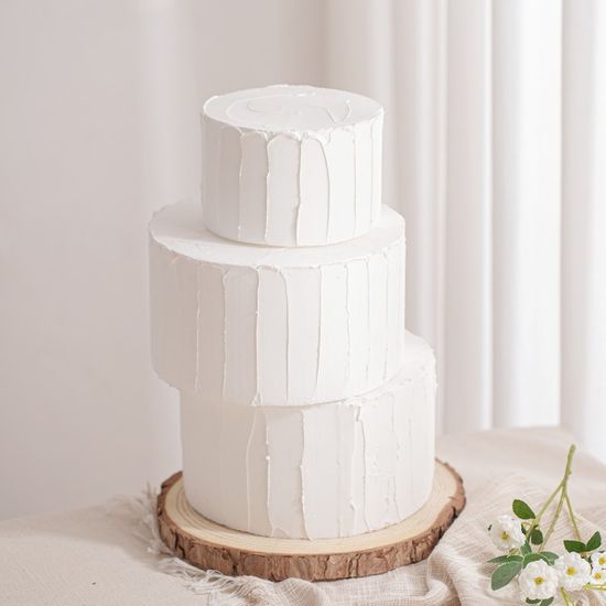 생크림 케이크 모형 (무장식)