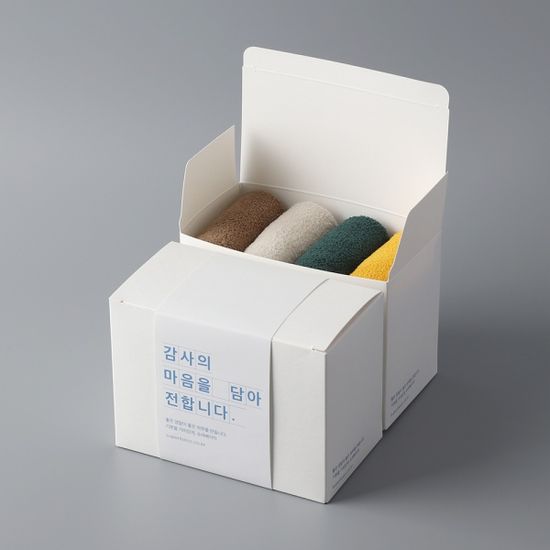 남녀공용 수면 양말 선물 세트 L 4켤레 1세트 (3종)