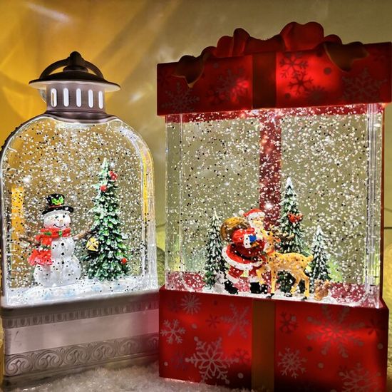 아오라 크리스마스 오르골 스노우볼 워터볼 소품 