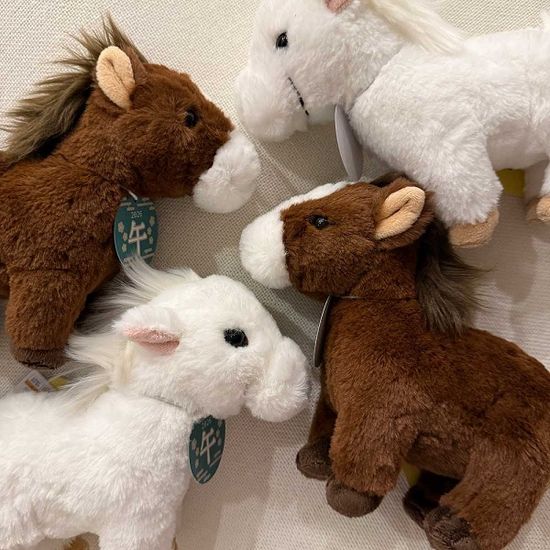 플러피애니멀 말 애착 동물 말띠 인형