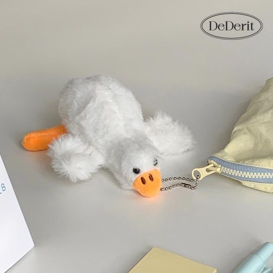 [데데리트]귀여운 철푸덕 오리 인형 열쇠고리 키링