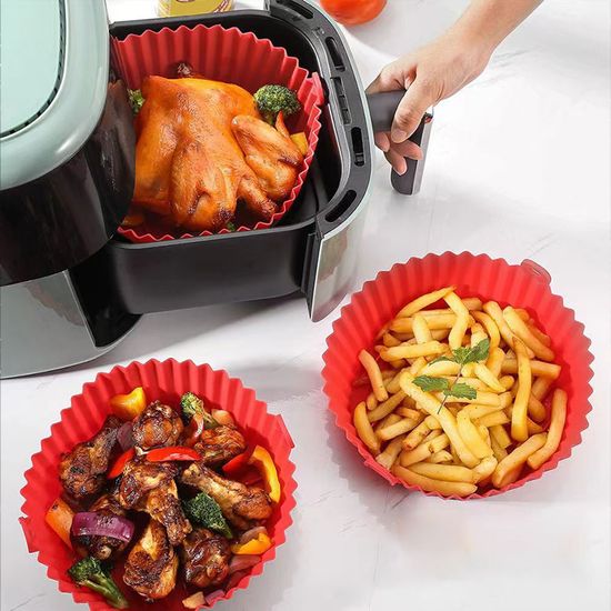 에어프라이어용기 전자레인지 냄비 그릇 원형 R004.-O