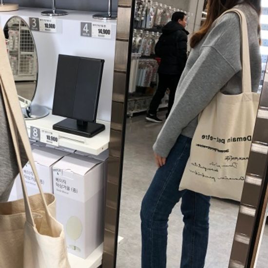 케이블랑 레터링 에코백 드맹백