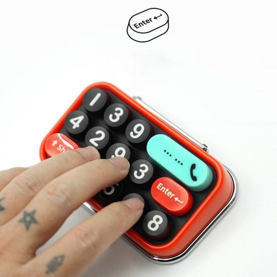 BBDD 레트로키보드 자동차 주차번호판 차량 전화번호판