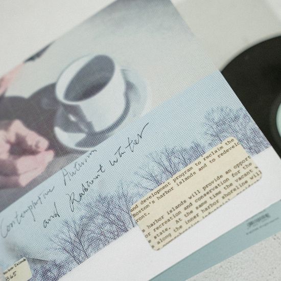 사색의 가을과 눈분신 겨울 LP 엽서