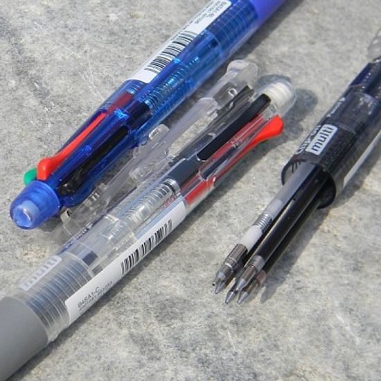 [Zebra] 멀티펜의 대명사..샤프+4색볼펜-일본 제브라 클립온멀티 B4SA1