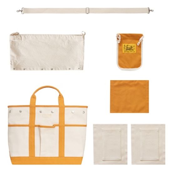 하와이_도꼬마리 토트백 데일리_엘로우