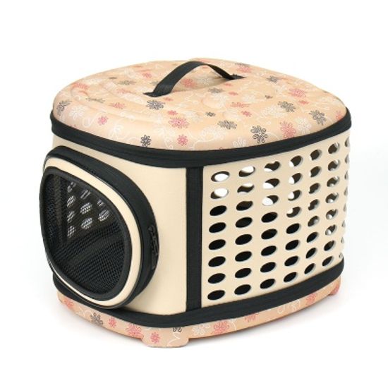 펫홈 대형 애견가방(베이지) 반려동물이동장