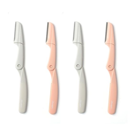 깔금하브로우 눈썹칼 2개입 핑크그레이 눈썹정리칼