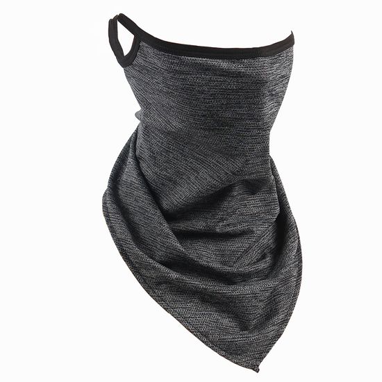 [젠웨어] 썸머 메쉬 귀걸이형 롱 멀티스카프(그레이)