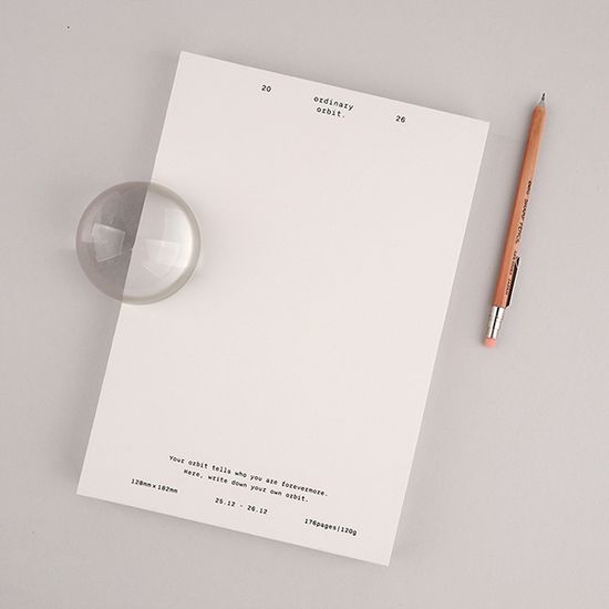 [대시앤도트]2026 오디너리 오르빗 다이어리(날짜형)