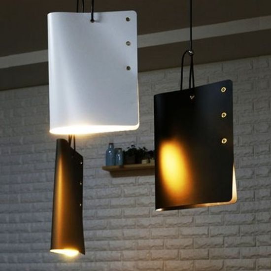 노트 펜던트등(LED겸용) -그레이(회색)