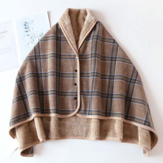 빅 블랭킷 똑딱이단추 망토 담요 성인용 케이프담요