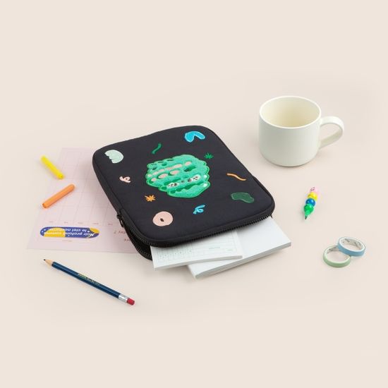 자수 노트북파우치 덤불 (아이패드 11/13/15인치)