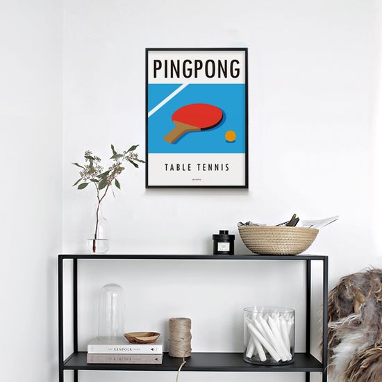 핑퐁 2 M 인테리어 포스터 운동 스포츠 탁구