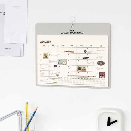 2026 라이프앤피시스 메모 벽걸이달력