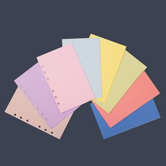 아카이브 육공 리필 컬러 모눈 노트