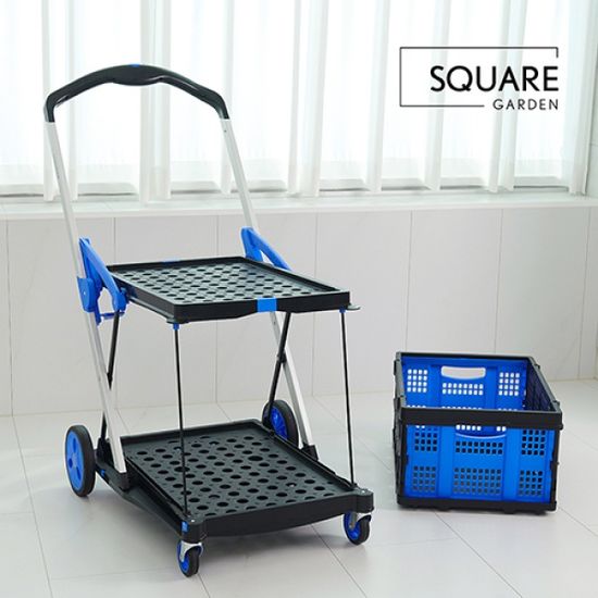 스퀘어가든 접이식 2단 카트 JSK-N3029