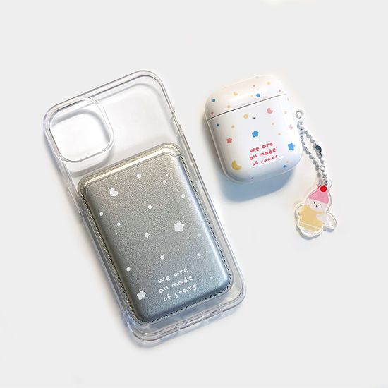 트윙클 - 실버 맥세이프 카드지갑