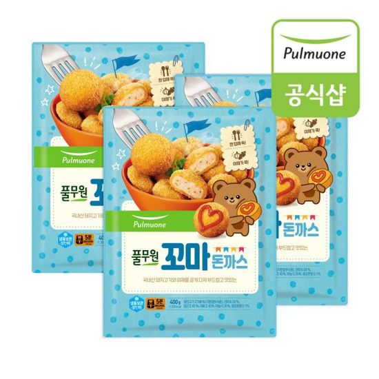 풀무원 꼬마돈까스 400g x 3봉