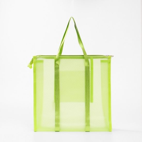 아쿠아 방수 비치백(그린) PVC 물놀이가방