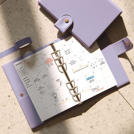 리코즈 A6 6공 아카이브 다이어리 바인더 커버