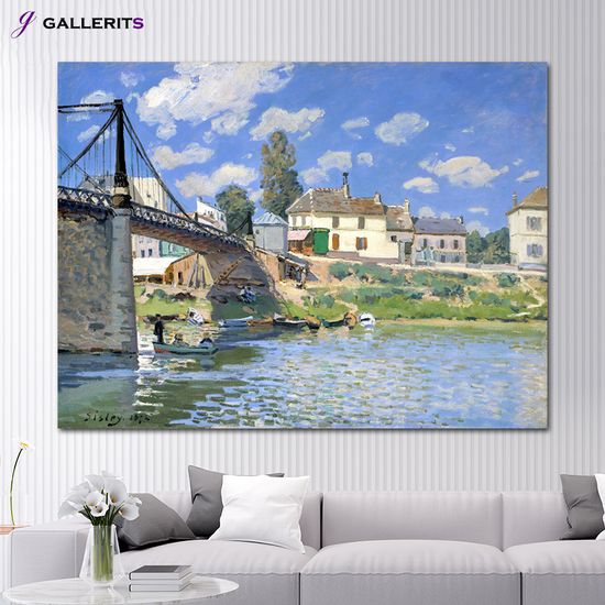 알프레드 시슬레 인상파 명화 그림 거실 액자 중형