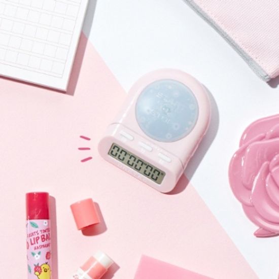 드레텍 T-186 학습용 타이머 스탑워치 핑크