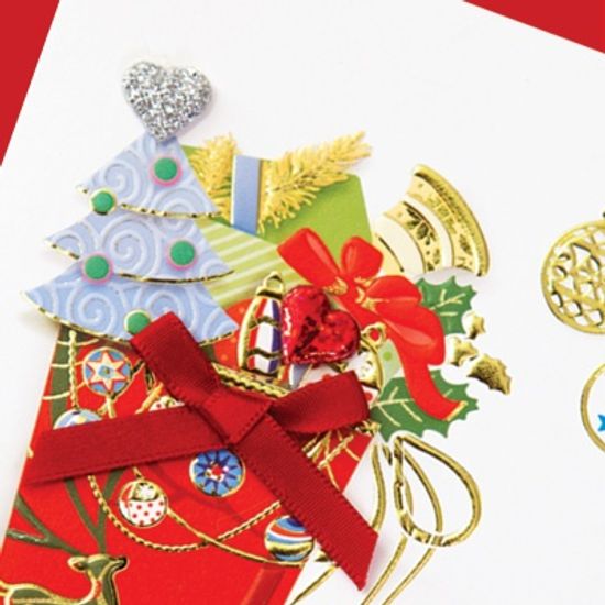 산타선물 크리스마스카드 FS7082-456