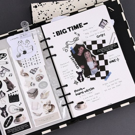 워너디스 Be Me A5 하드 6공 바인더 커버 세트 