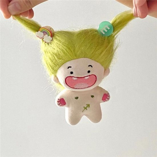 머리카락 스타일링 봉제 인형 12궁 별자리 자수 키링