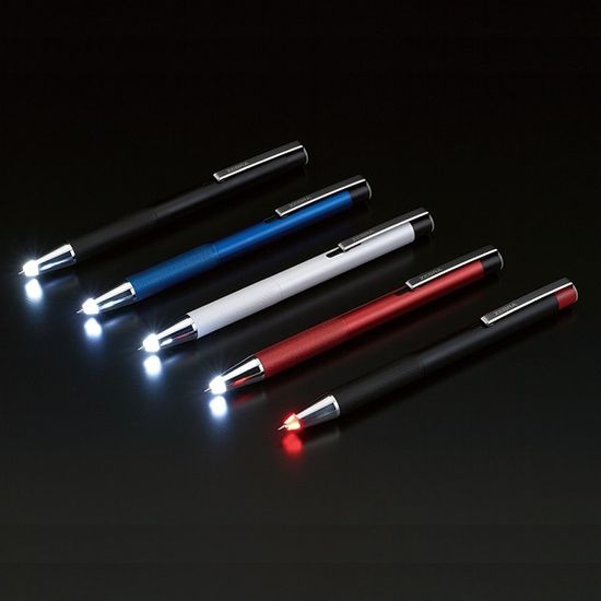 제브라 LED 라이트 0.7mm 유성볼펜 Lightwrite P-BA96