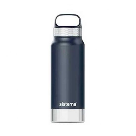 [시스테마]탑핸들 스텐 이중 보냉 물병 650ml (5color