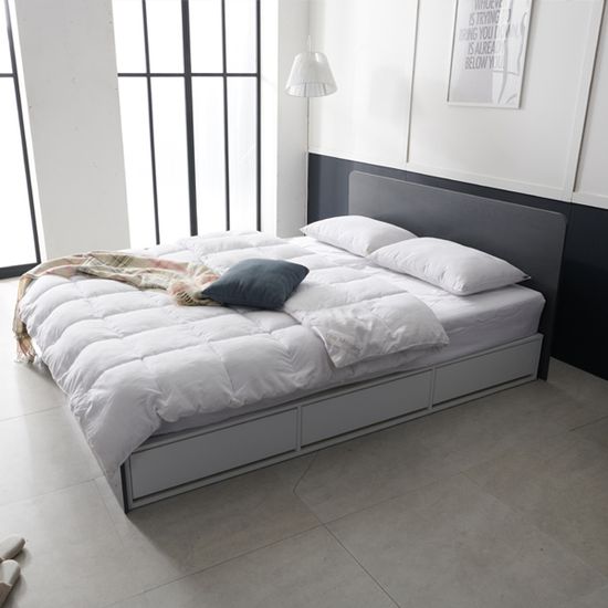 아르메 에이든 수납형 침대 Q_밸런스 독립라텍스매트