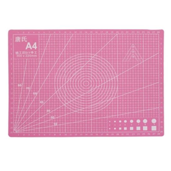 A4 컬러 커팅매트 책상 고무판 재단판