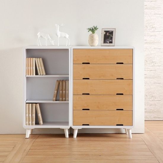 넬리 심플 수납 서랍장 세트 1400 (착불)