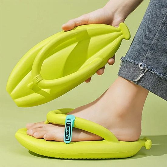 바나나 플립플랍 쪼리 슬리퍼 도톰 EVA 샌들 여름신발