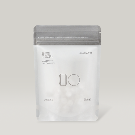 동구밭 씹는 고체치약 45정