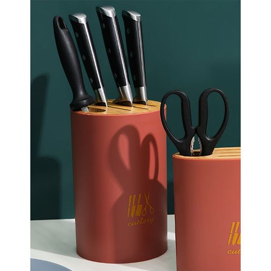 스윗키친 원형 칼블럭 식도수납 칼꽂이(WC36731)