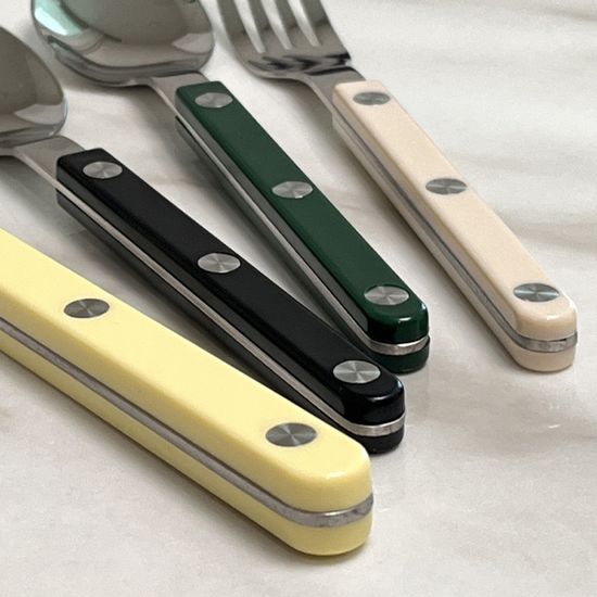 레브 커트러리 디저트 4P세트 (색상 선택 필수)