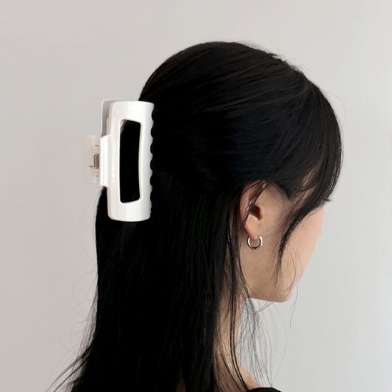 [1+1] 실리콘 헤어 집게핀 2TYPE