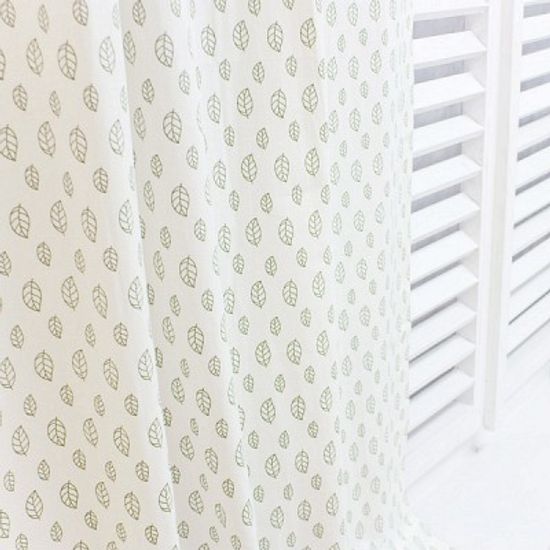 [정사이즈특가]나뭇잎비 데코커튼 200*150cm