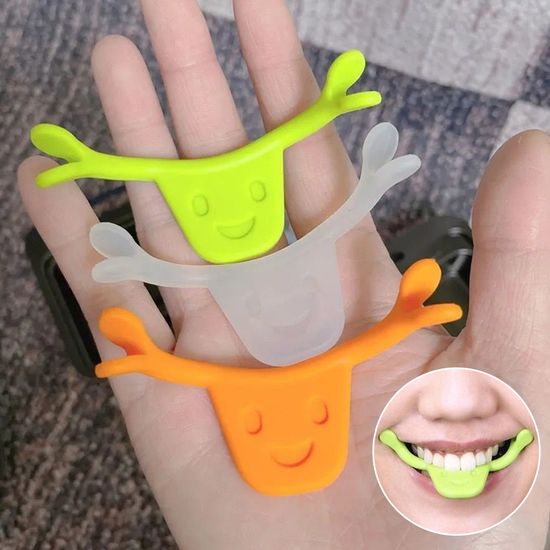 1+1세트 입꼬리 미소 교정기 입매교정 오렌지 E241