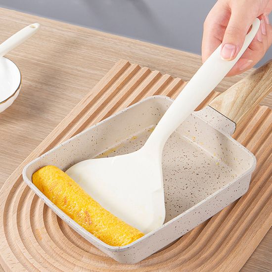 실리콘 와이드 뒤집개 조리도구 사각 뒤집기 P833-O