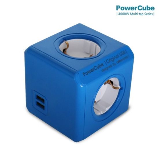 컬러파워큐브 멀티탭2.0 오리지널USB 4구(C1250)