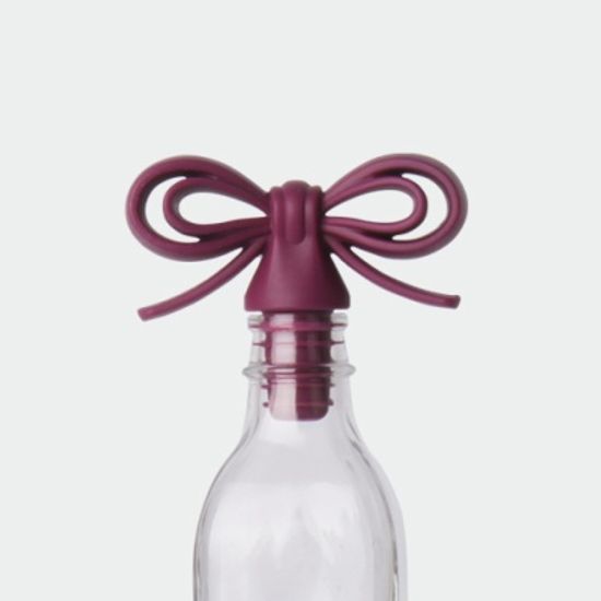 Ribbon Wine Stopper - Sky Blue