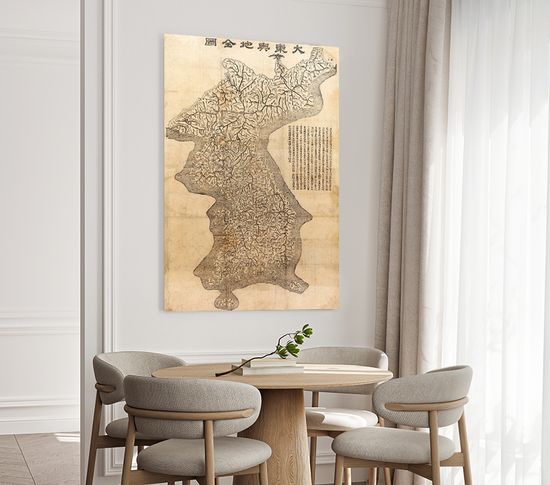 김정호 대동여지도 그림 액자 거실 안방 사무실 특대