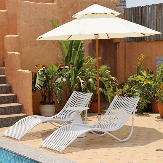 비치 야외 수영장 호텔 썬베드 의자07