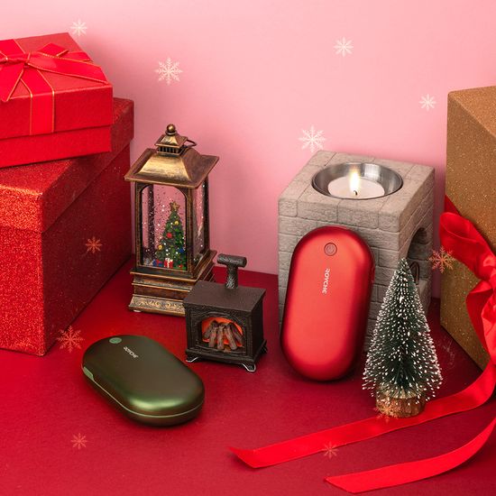 [연말특가] 로이체 손난로 보조배터리+파우치 3color