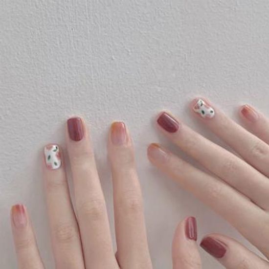 귀여운 플라워 붙이는 네일팁 [24tips]